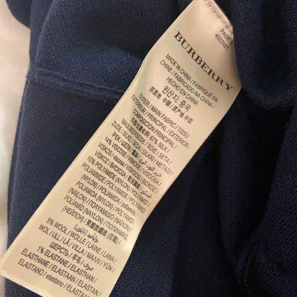 Burberry London navy dress XL size - Picture 8 of 10